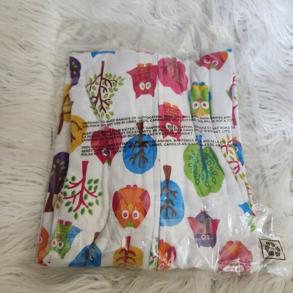 SLEEPING BABY Flying Squirrel Pajama 2T 3T Tree Owls Forest NEW - Picture 5 of 11